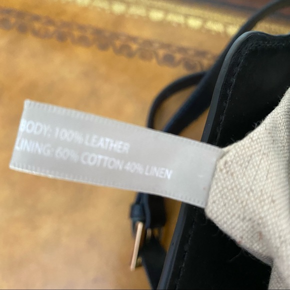 India Hicks Maddison May Black Leather CrossBody - Picture 10 of 11